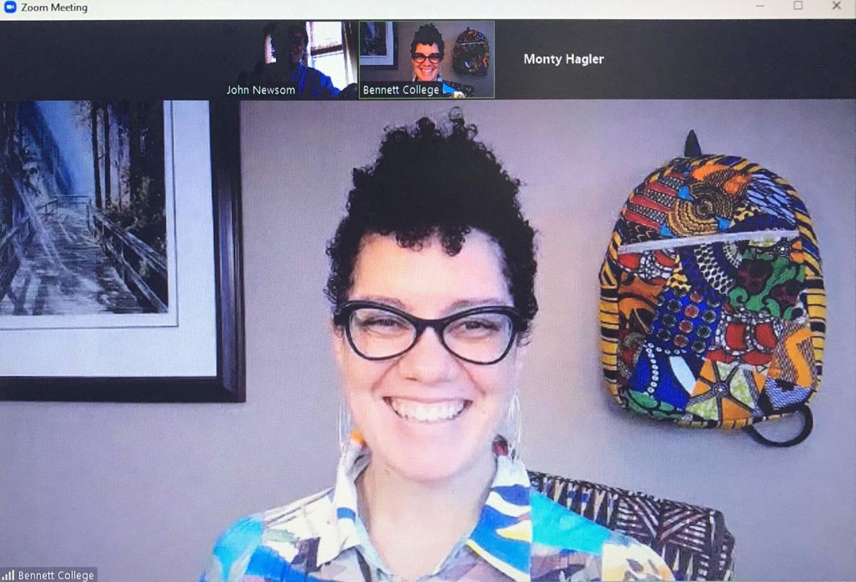 Bennett College Suzanne Walsh Zoom call 2020