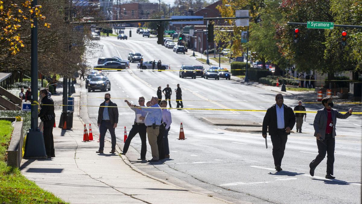 Victim in Greensboro courthouse shooting dies police continuing to