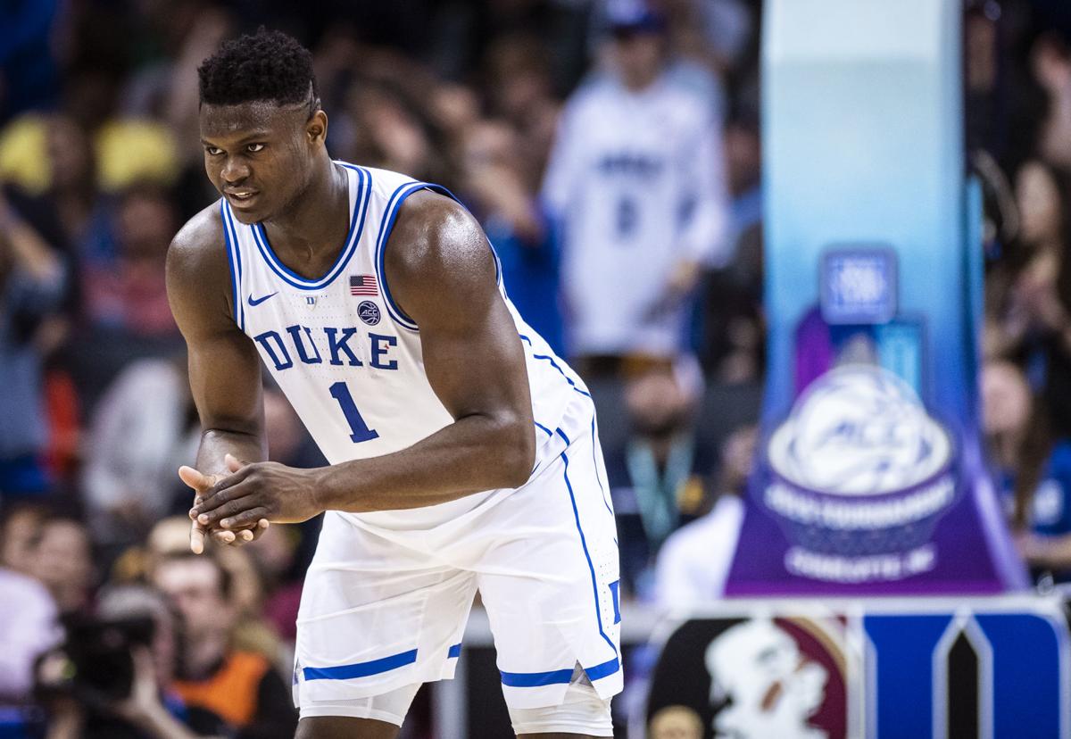 Zion Williamson against Kentucky this Tuesday. I can't wait  Duke blue  devils basketball, Basketball photography, Basketball players