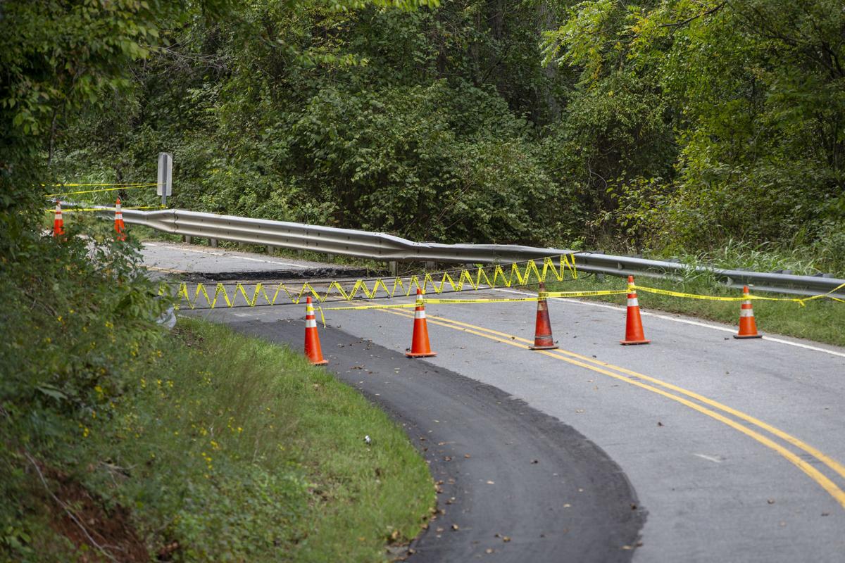 Section Of Lake Brandt Road Closed By Sinkhole State