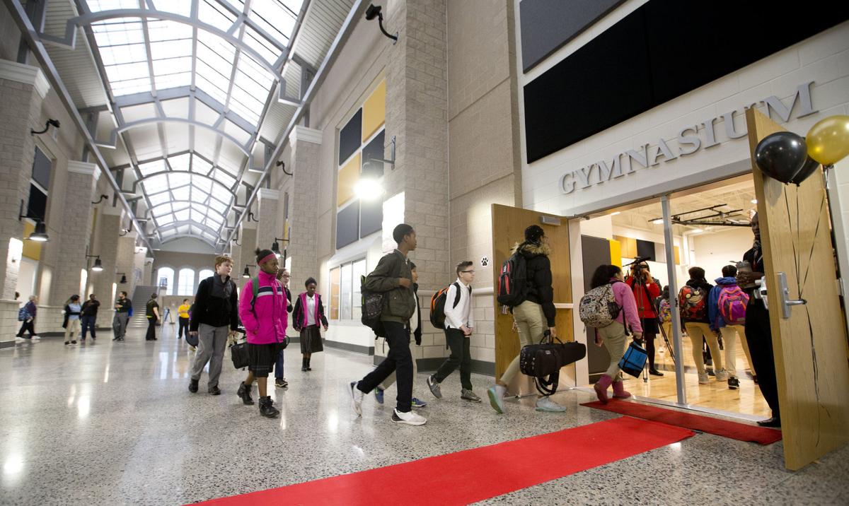 Western Guilford Middle celebrates first day of school in new building