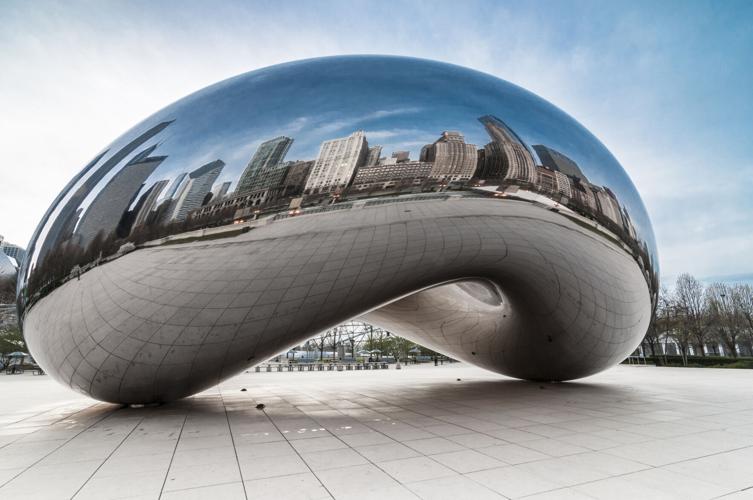 The Cloud Gate (aka The Bean) Millennium Park, Chicago