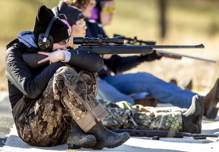 Southern Guilford's Hunter Safety Team practices for competition