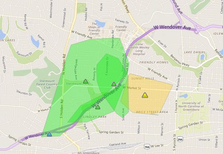 7,000 Duke Energy customers without electricity in Greensboro; traffic