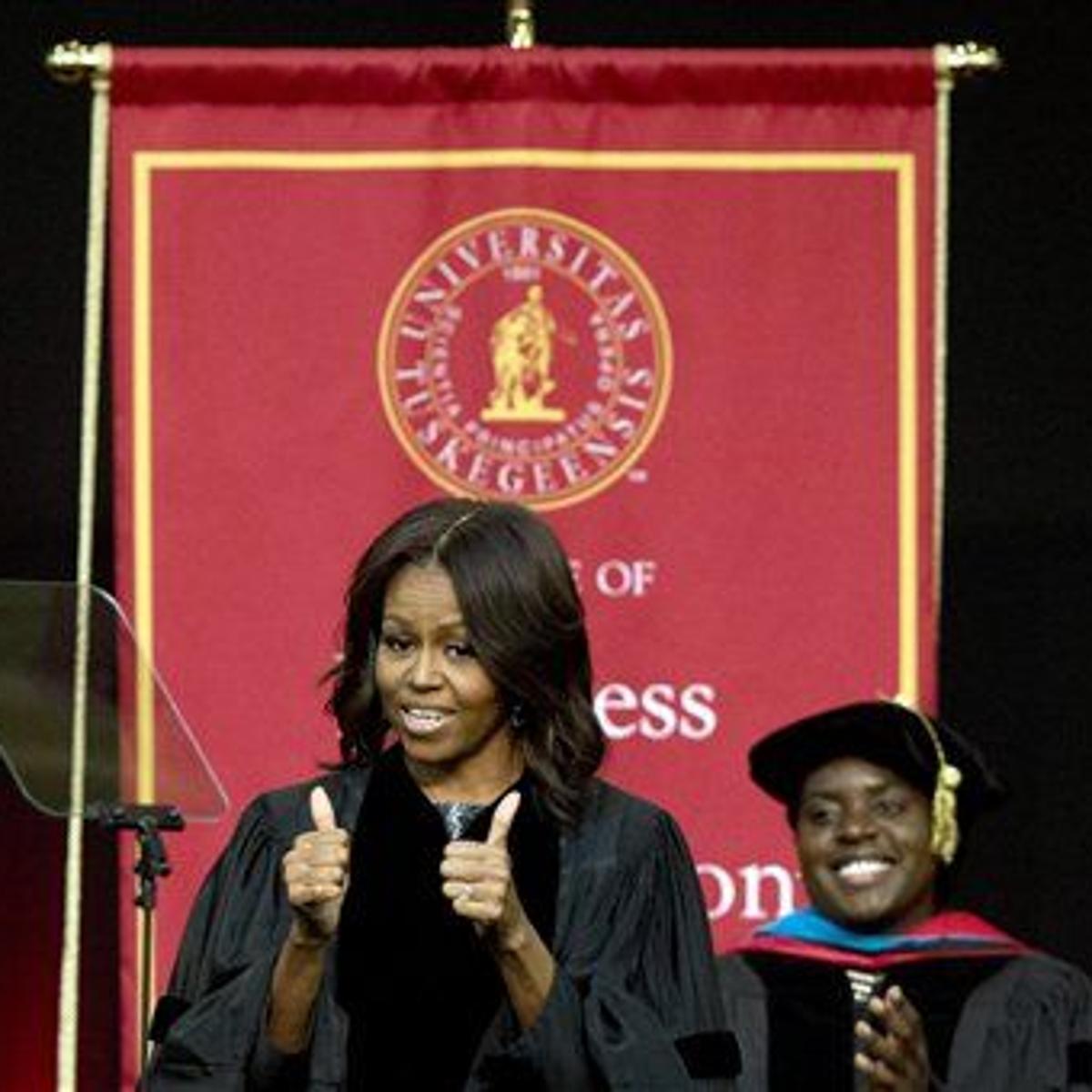 Michelle Obama Addresses Tuskegee Students At Commencement Latest News Greensboro Com Tuskegee 2022 Graduation