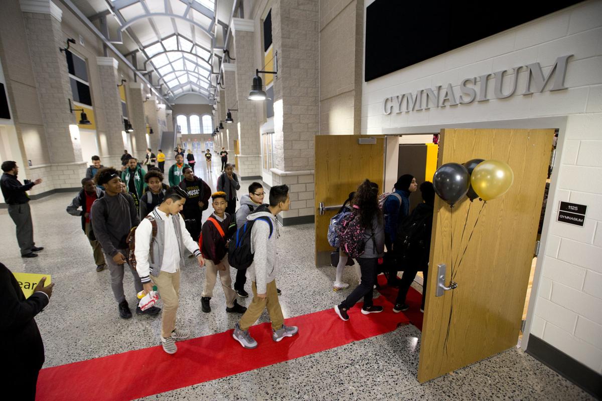 Western Guilford Middle celebrates first day of school in new building