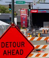 Downtown prepares for folk festival