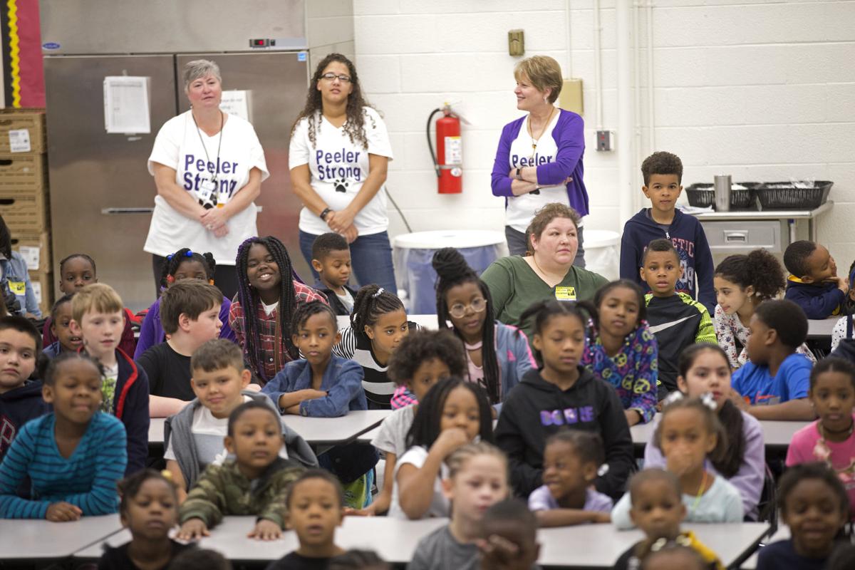 A lot of familiar, a little bit of new for Peeler students displaced by