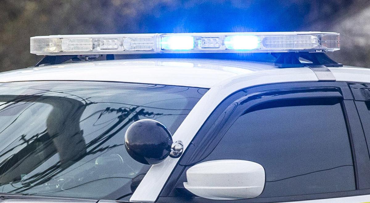 Police blue lights High Point Police vehicle