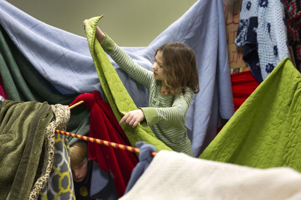 World's Largest (in Greensboro) Blanket Fort