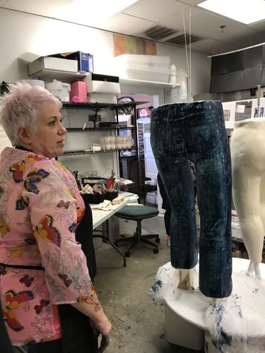 Edible Blue Jean Sculpture
