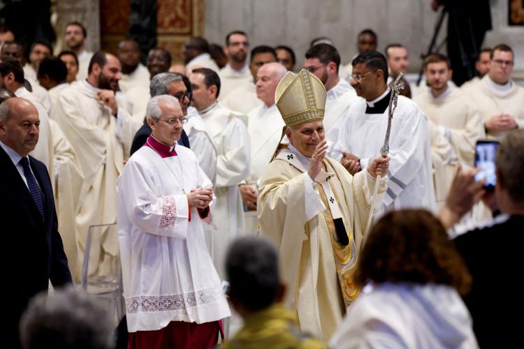Pope Leo XIV leads a Holy Mass with priestly ordinations in Saint Peter's Basilica at the Vatican