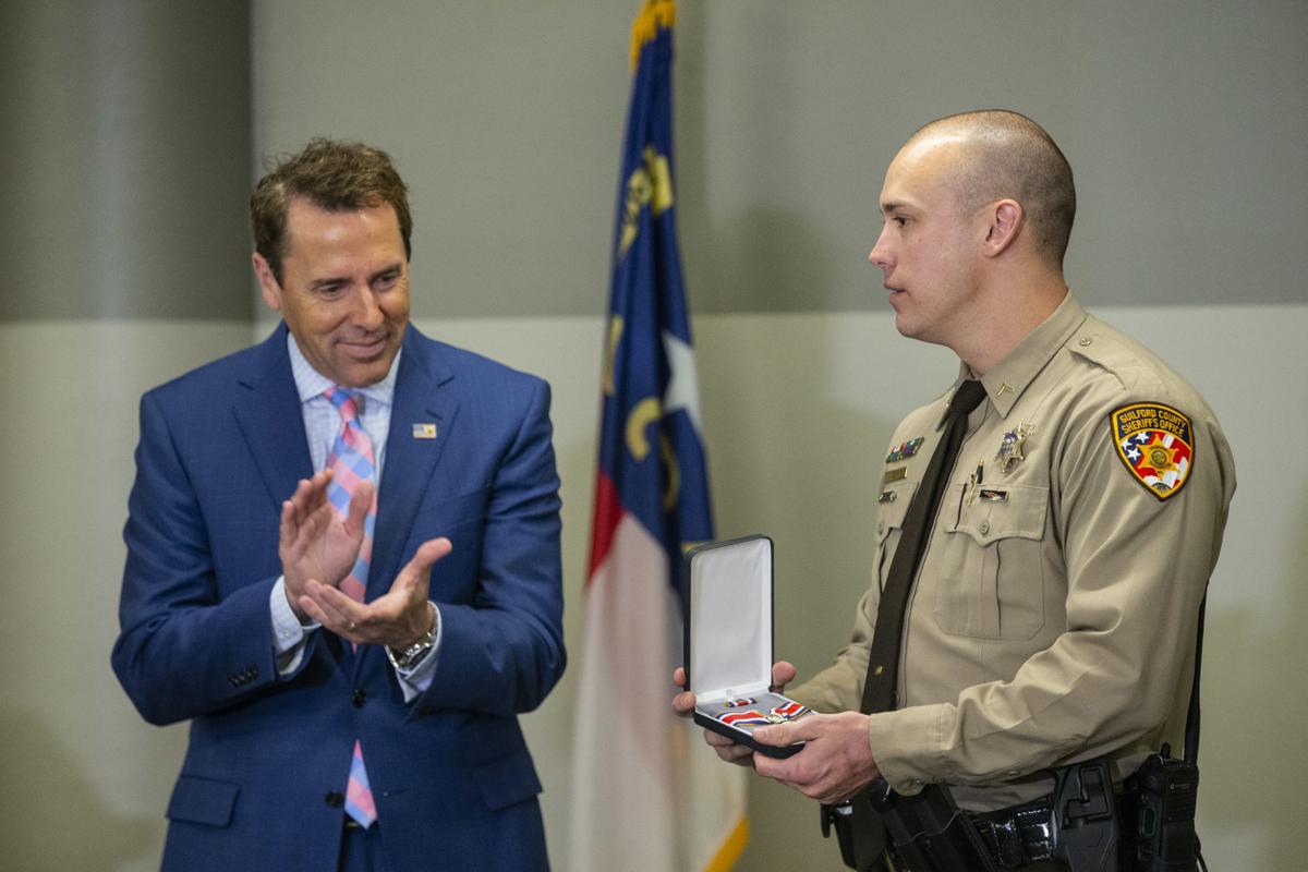 Deputy receives badge of bravery