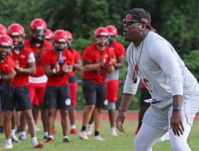 WSSU football practice