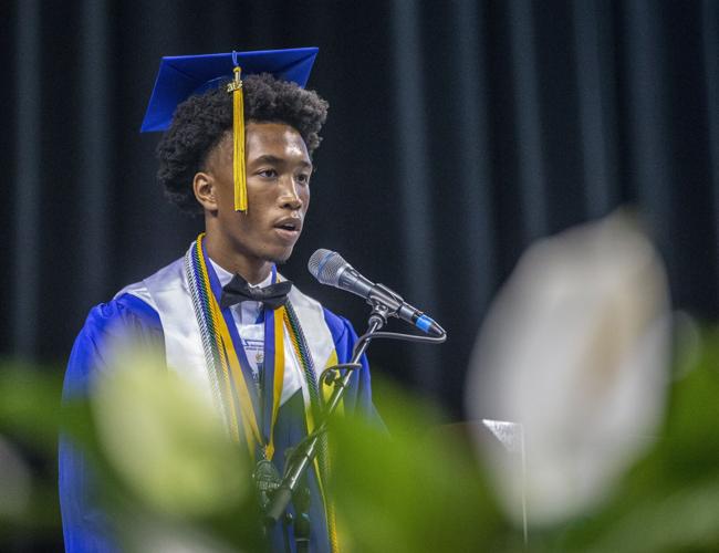 Graduations - Dudley High School valedictorian, Anthony Taylor