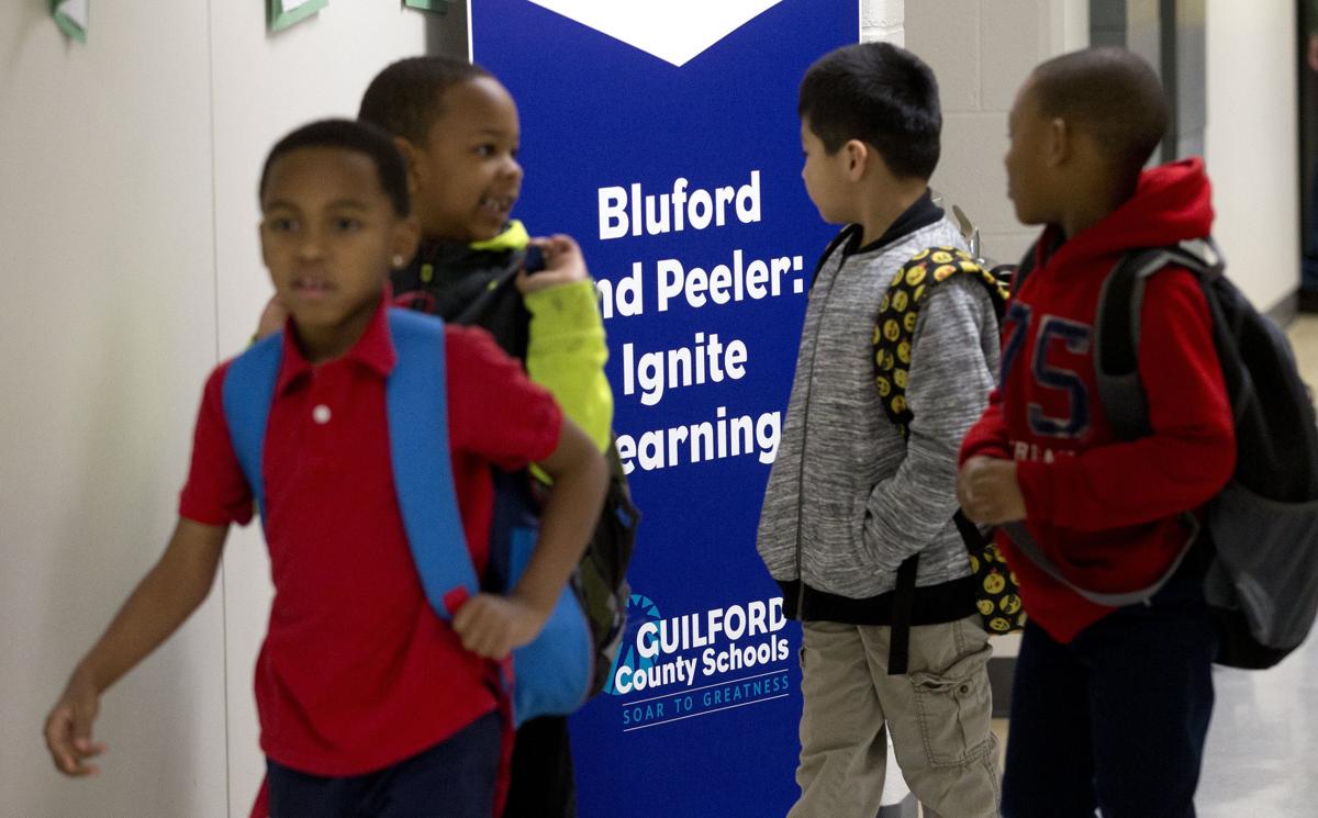 Peeler students start school at Bluford