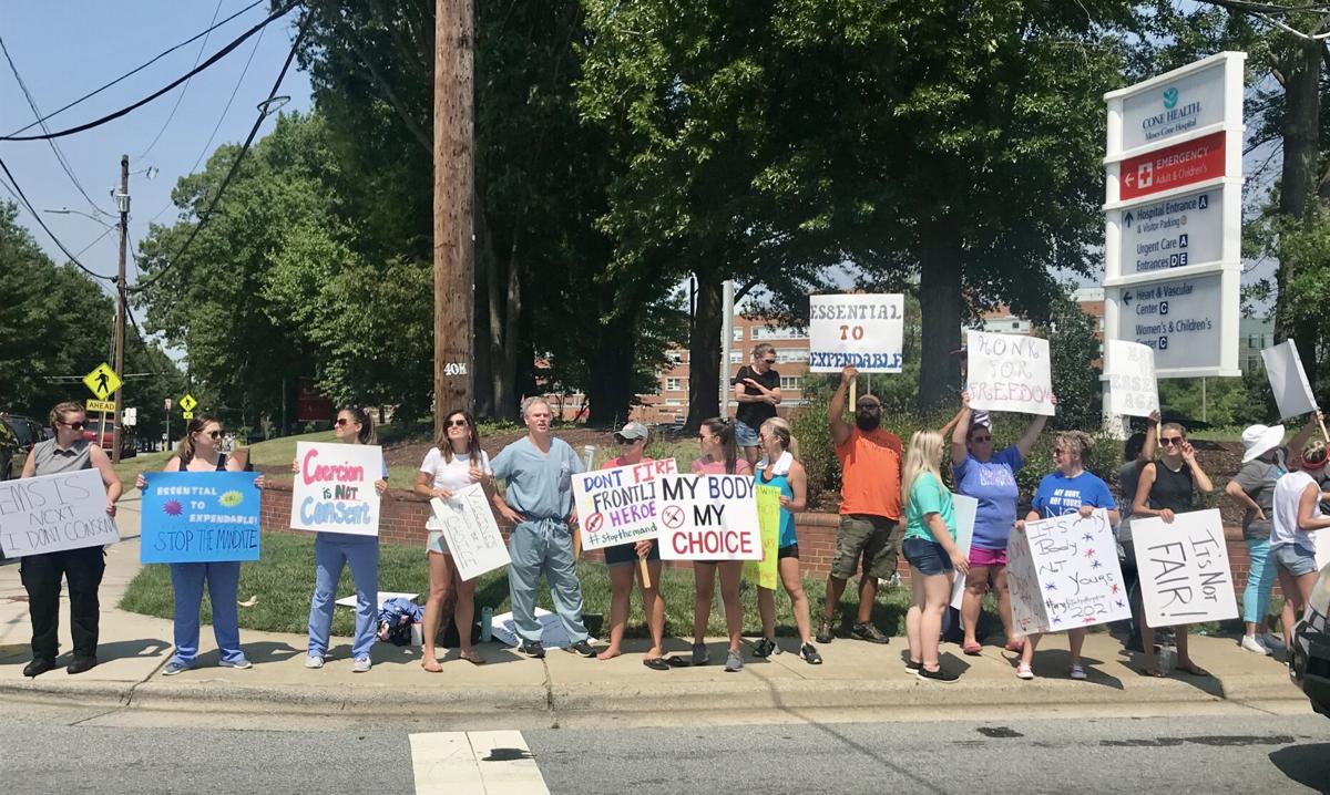 Vaccine protest