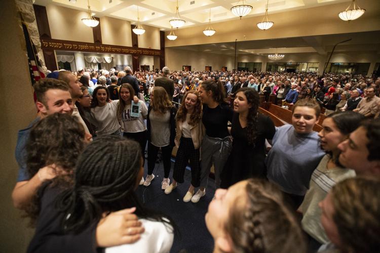 Synagogue Rally Overflow, interfaith crowd gathers for Greensboro rally in wake of ...
