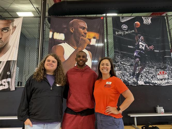 Chris Paul and Forsyth Backpack Program
