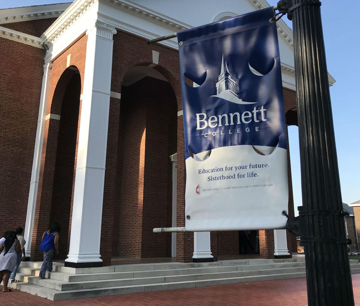 Bennett College chapel sign