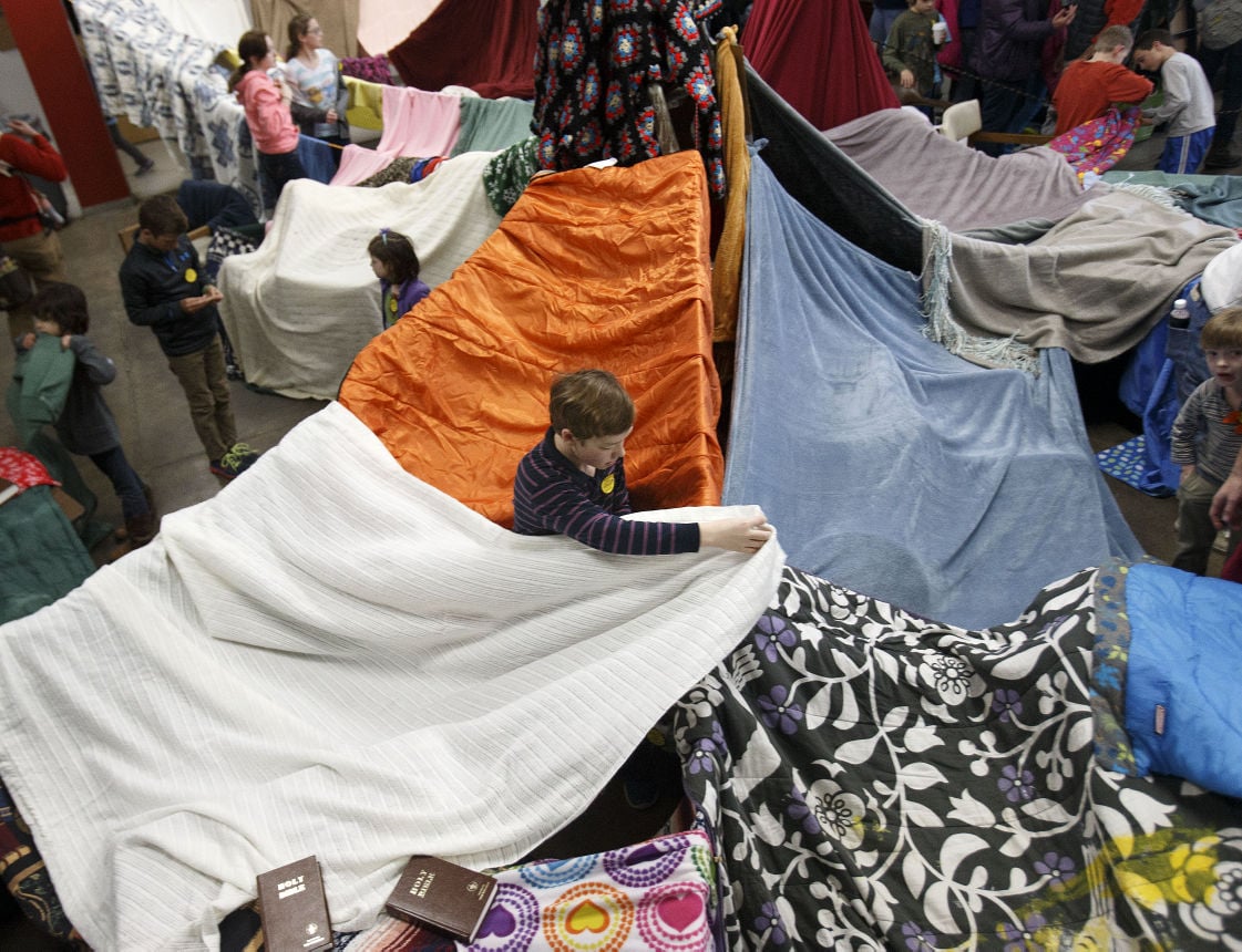 World's Largest (in Greensboro) Blanket Fort Gallery