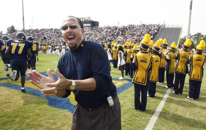 NCAT James Renick cheering 2004