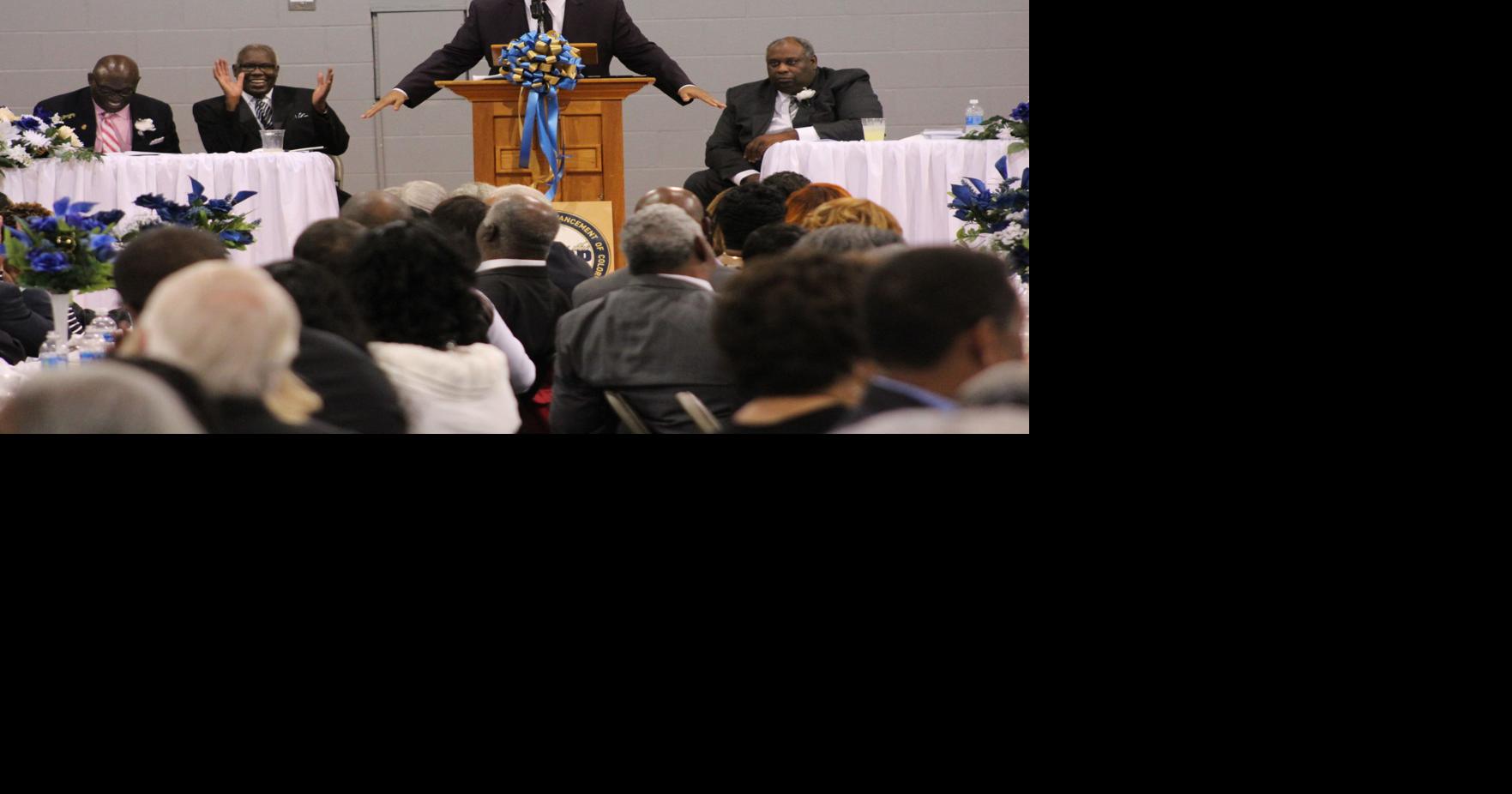 Bishop Mack preaches at Reidsville NAACP Freedom Fund Banquet