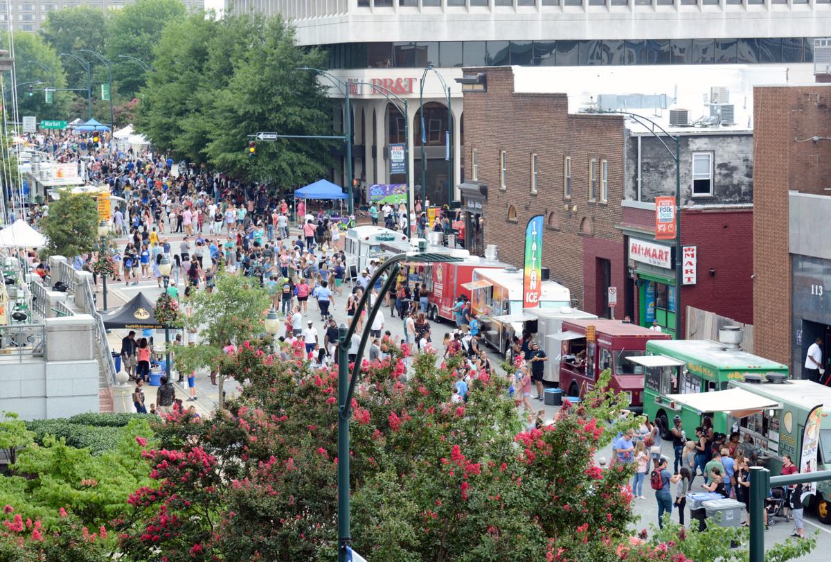 Food Truck Festival In Downtown Greensboro Central American