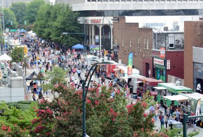 Food Truck Festival In Downtown Greensboro Central American