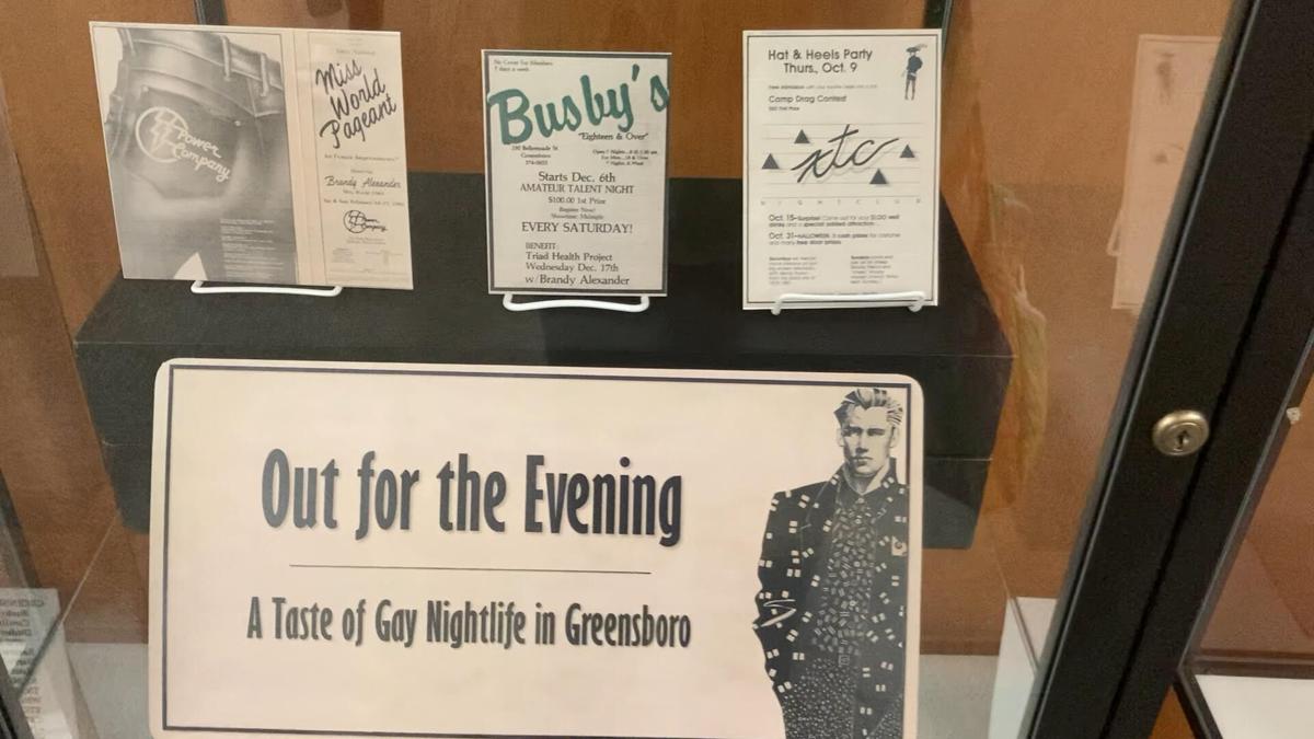Exhibit at UNCG's Jackson Library