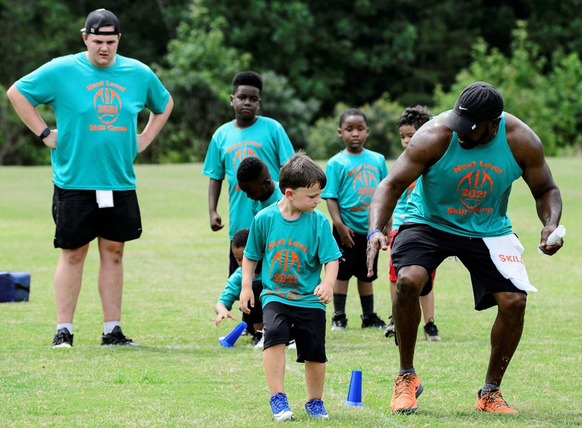 Area Kids Learn From The Best At Next Level Skills Football Camp Sports Greensboro Com