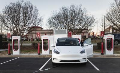 Clemmons Tesla Supercharges