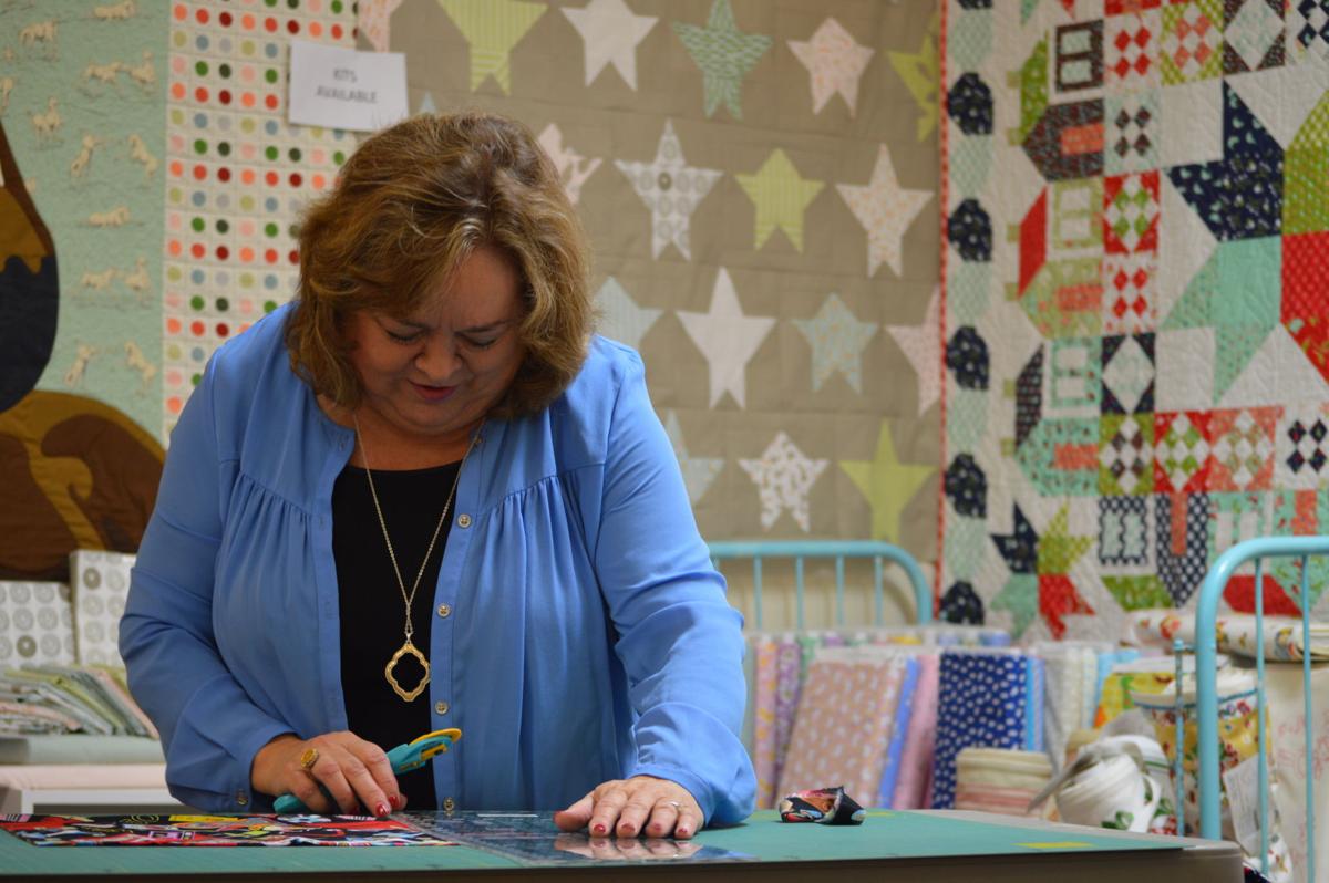 Bogan is 'setting the seam' for quilt shops in the Piedmont