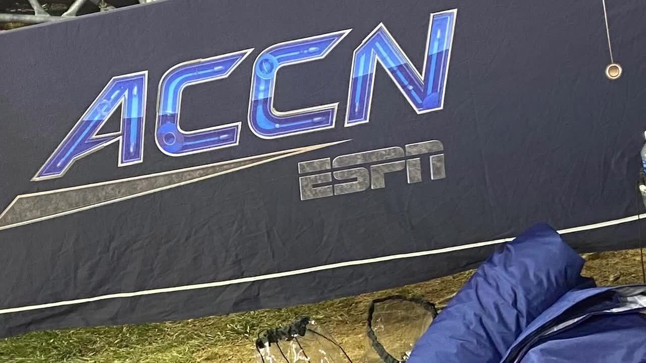 With the ACC Network broadcasting Wake-Syracuse the ACC Huddle was on site