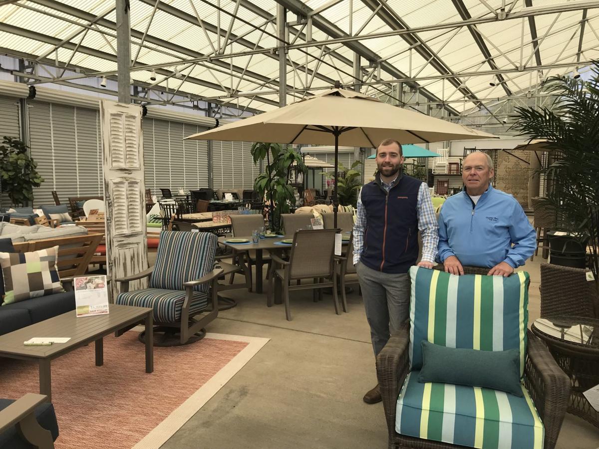 Patio Furniture And Plants An Organic Match For Two Local