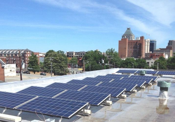 Solar panels at Faith Community Church