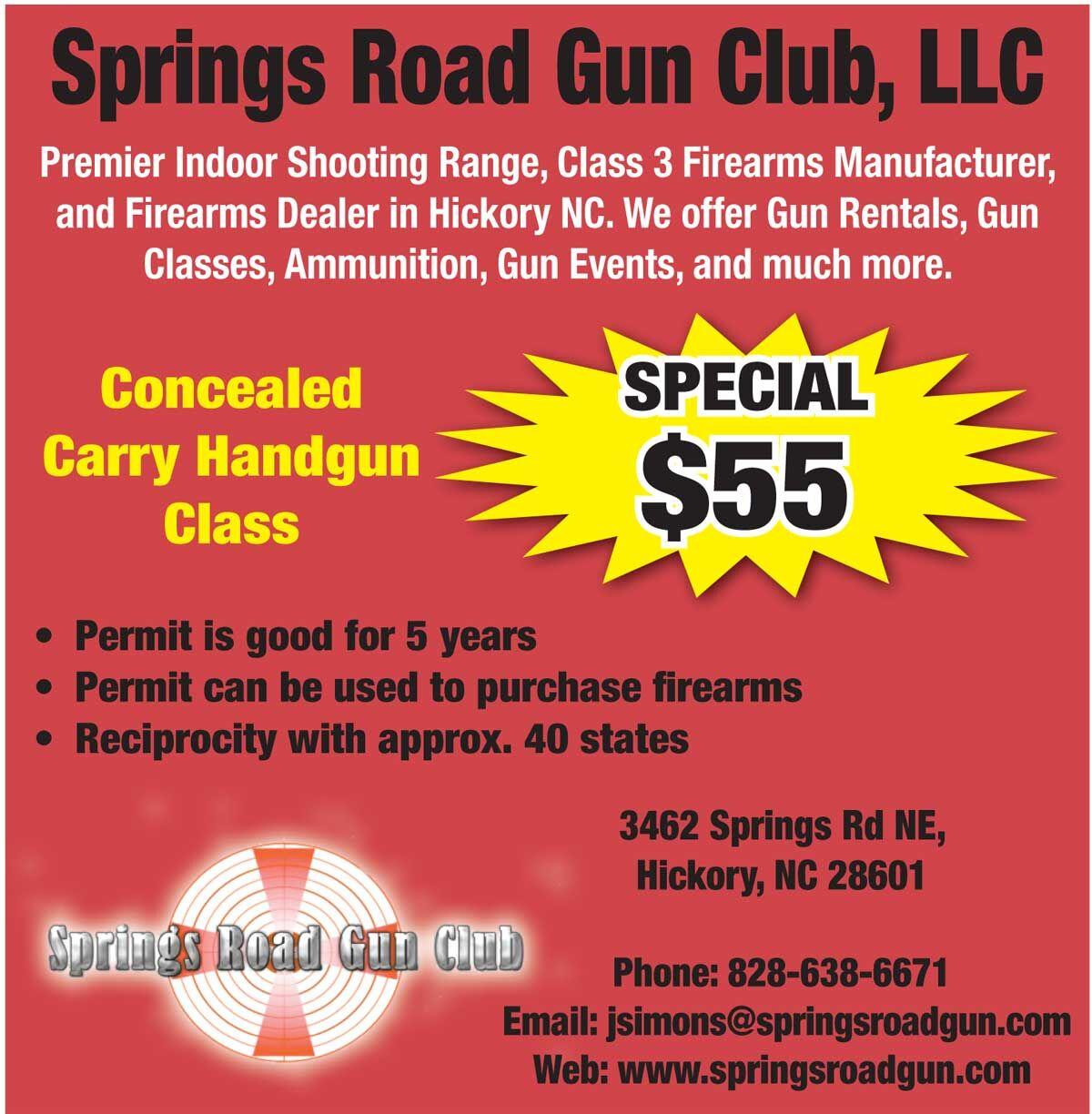 Springs Road Gun Club, LLC Explorenc
