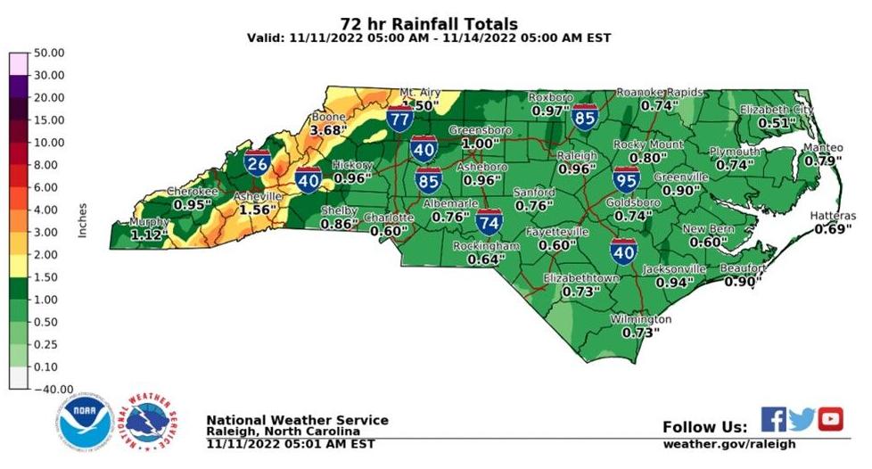 Triad under tornado watch until 3 p.m. today