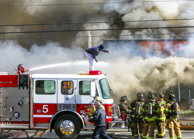 Fire on South Elm Street Gallery