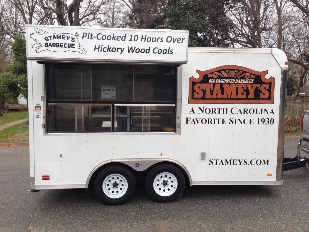 Stamey's Barbecue Trailer