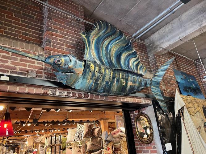 Swordfish at furniture market