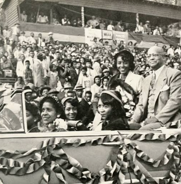 N.C. A&T homecoming parade 1953