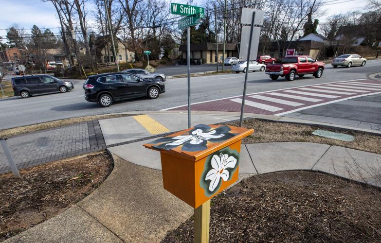 Greensboro artists create little free libraries on the Downtown Greenway