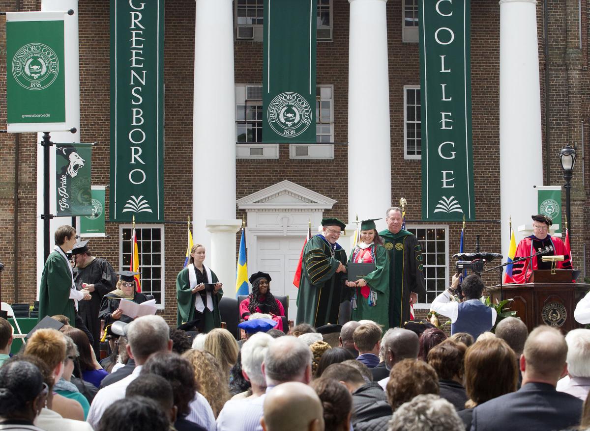 Greensboro College commencement 2017