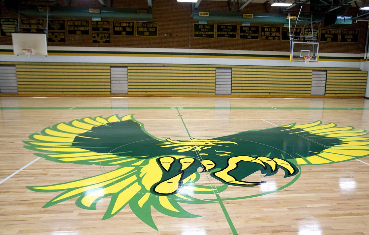 Smith High School gym floor
