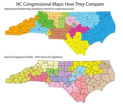 Redistricting maps