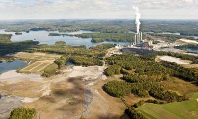 Pine Hall Road Ash Landfill across from Belews Creek Steam Station