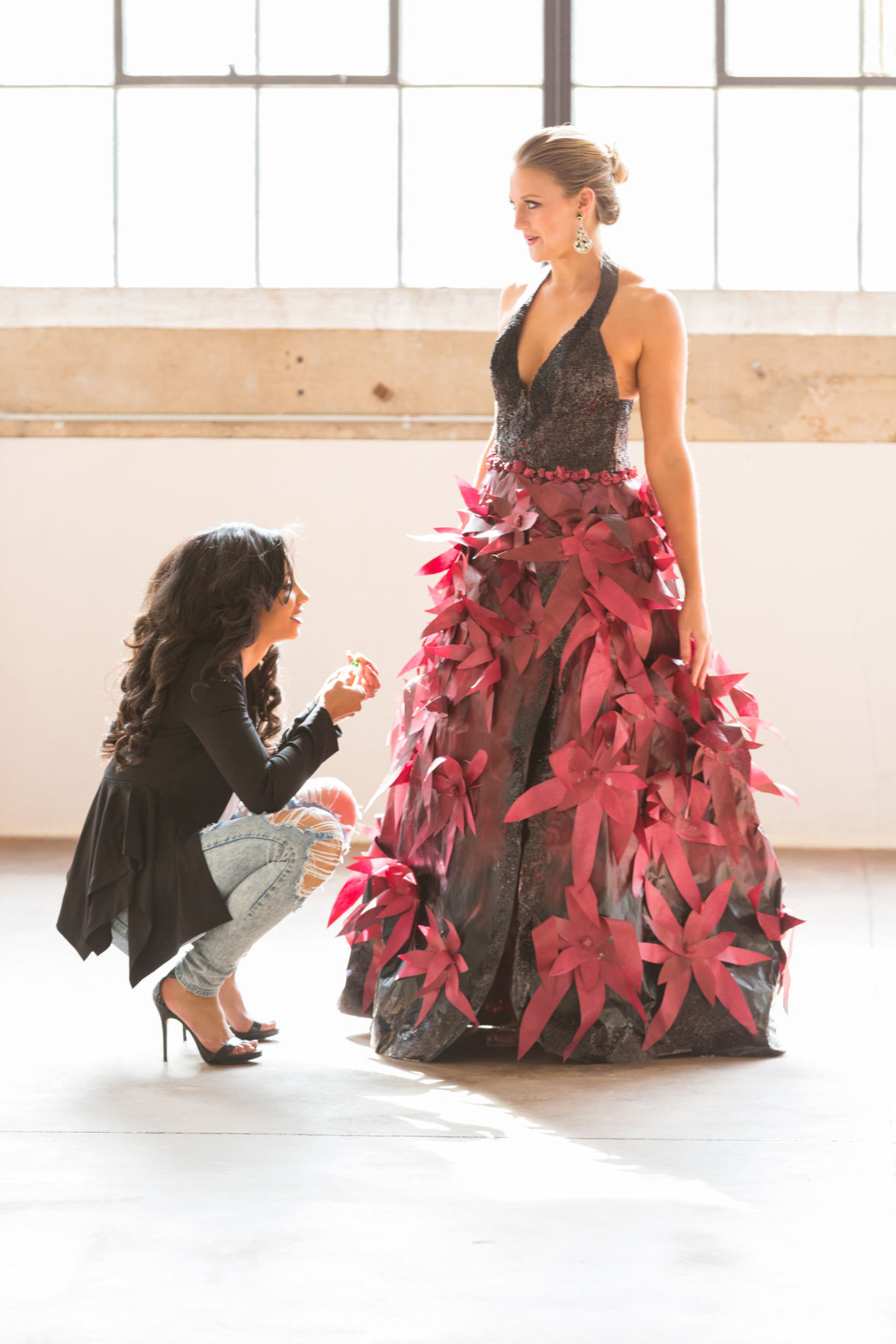 These newsprint dresses rock! Life