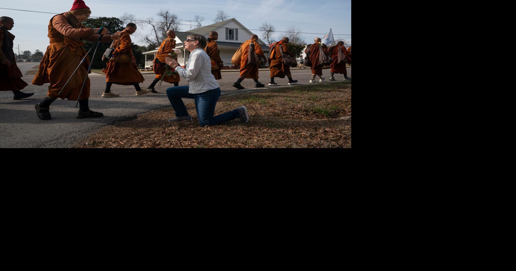 In Walk for Peace, Buddhist monks do it the right the way