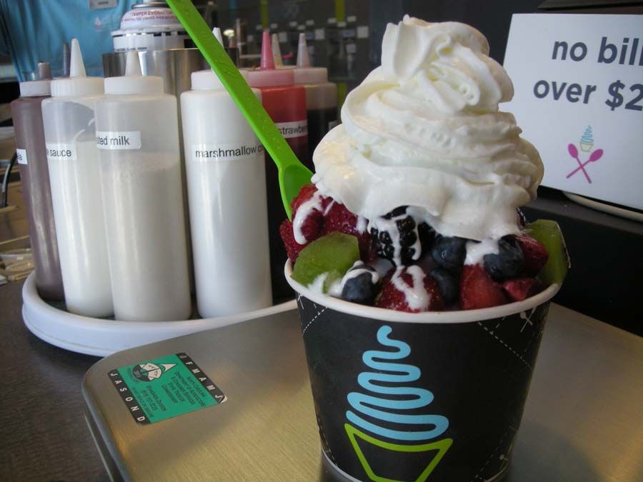 FIVE ON FOOD Cindy Snider, owner and operator of Di'lishi Frozen